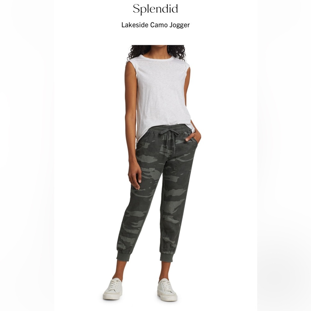 Splendid Camo Joggers Women Small